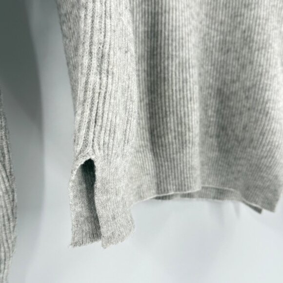 Lumière Ribbed Knit Sweater M Acrylic/Nylon/Polyester Casual Pullover With - Picture 6 of 9